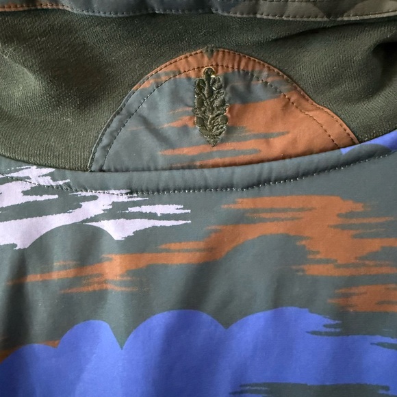 Free People Movement Daybreak Sweatshirt Size Medium Pullover Printed 1/2 Zip - Picture 8 of 13